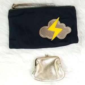 AVAROSE COSMETIC CASE AND COIN PURSE 2 PCE SET